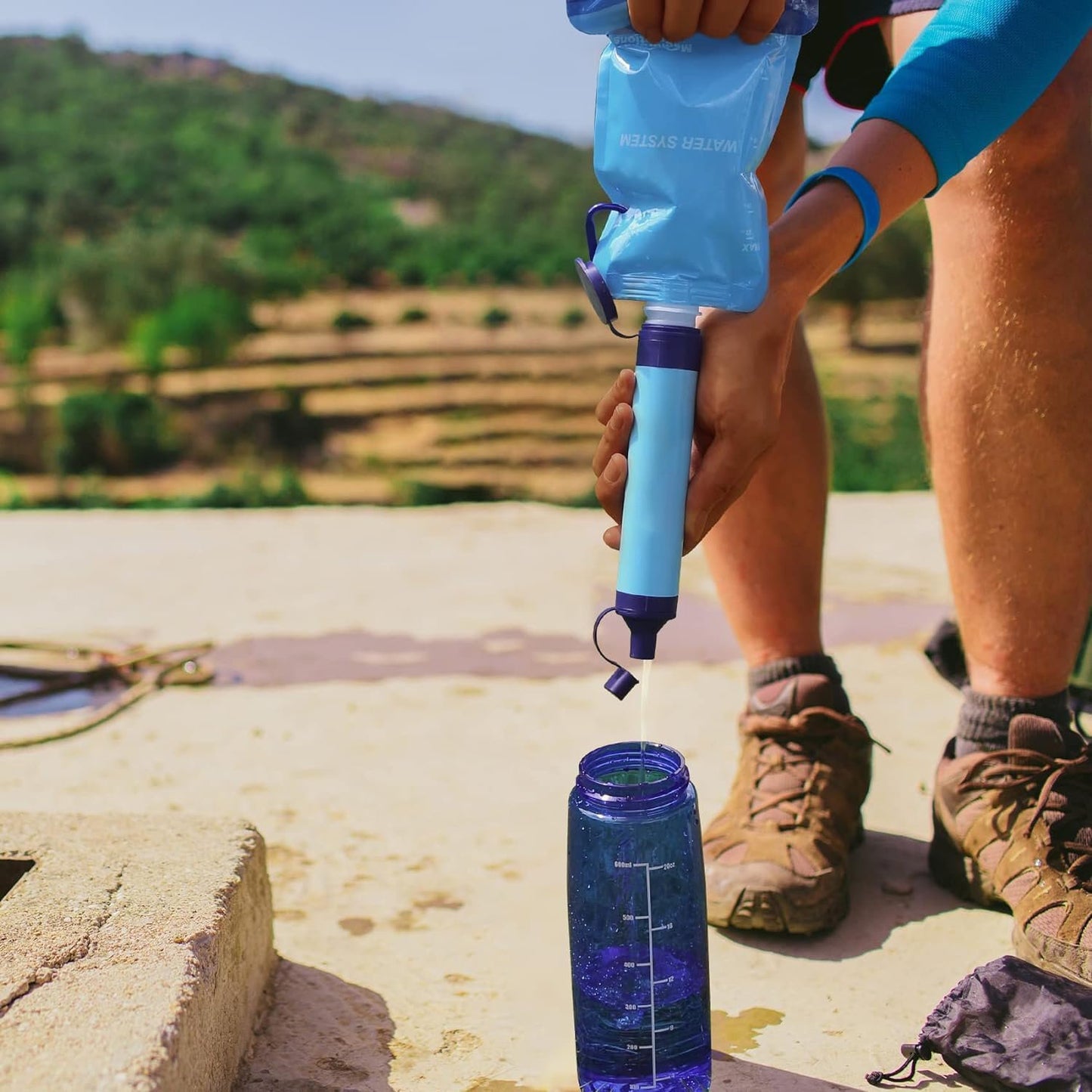 šFlash Saleā”š„Personal Straw Water Filter for Camping, Hiking, Survival, Emergency, Travel,Best gifts