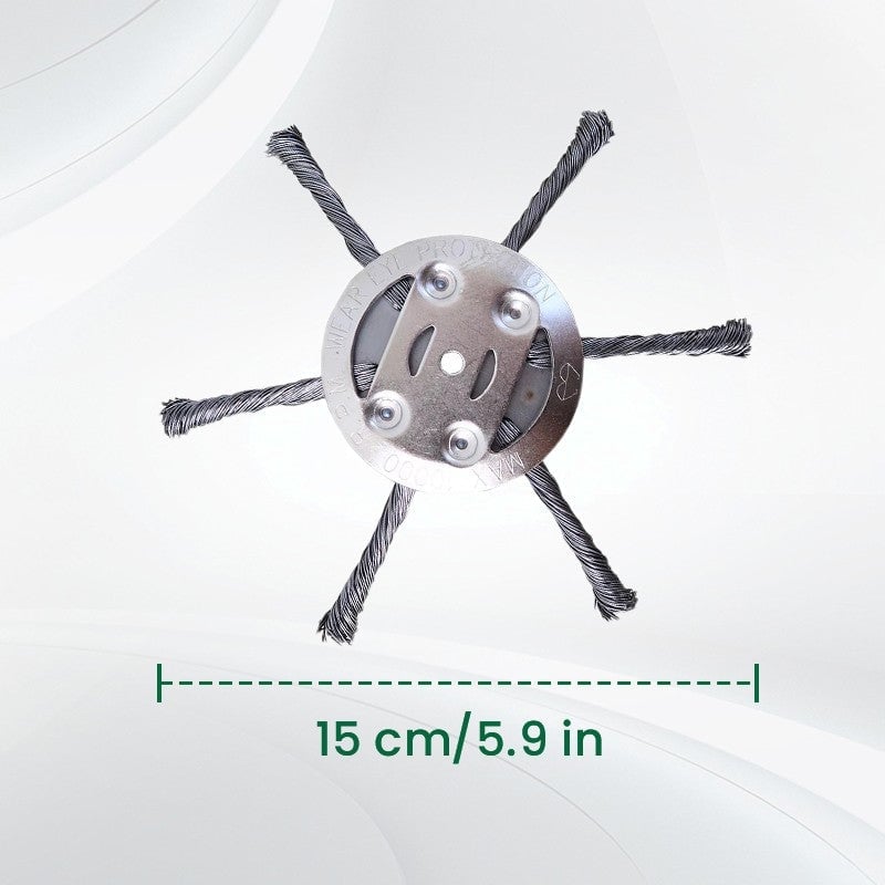 🎁TikTok Last Day Sale - 50% OFF🔥👨🌾6 inch Steel Wire Brush Cutter Trimmer Head