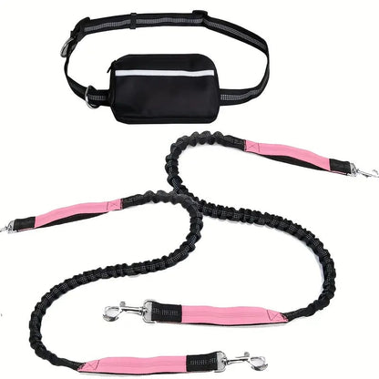 🎁TikTok Last Day Sale - 70% OFF🔥Hands Free Dog Leash with Zipper Pouch