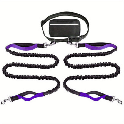 🎁TikTok Last Day Sale - 70% OFF🔥Hands Free Dog Leash with Zipper Pouch