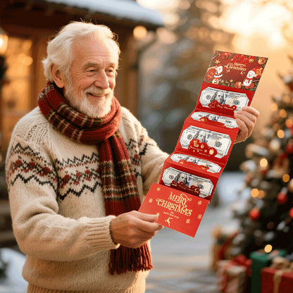 🏆Flash Sale⚡50K+ SOLD! Almost Gone-🎅💸Christmas Cash Gift Envelope– A creative way to give cash this Christmas!