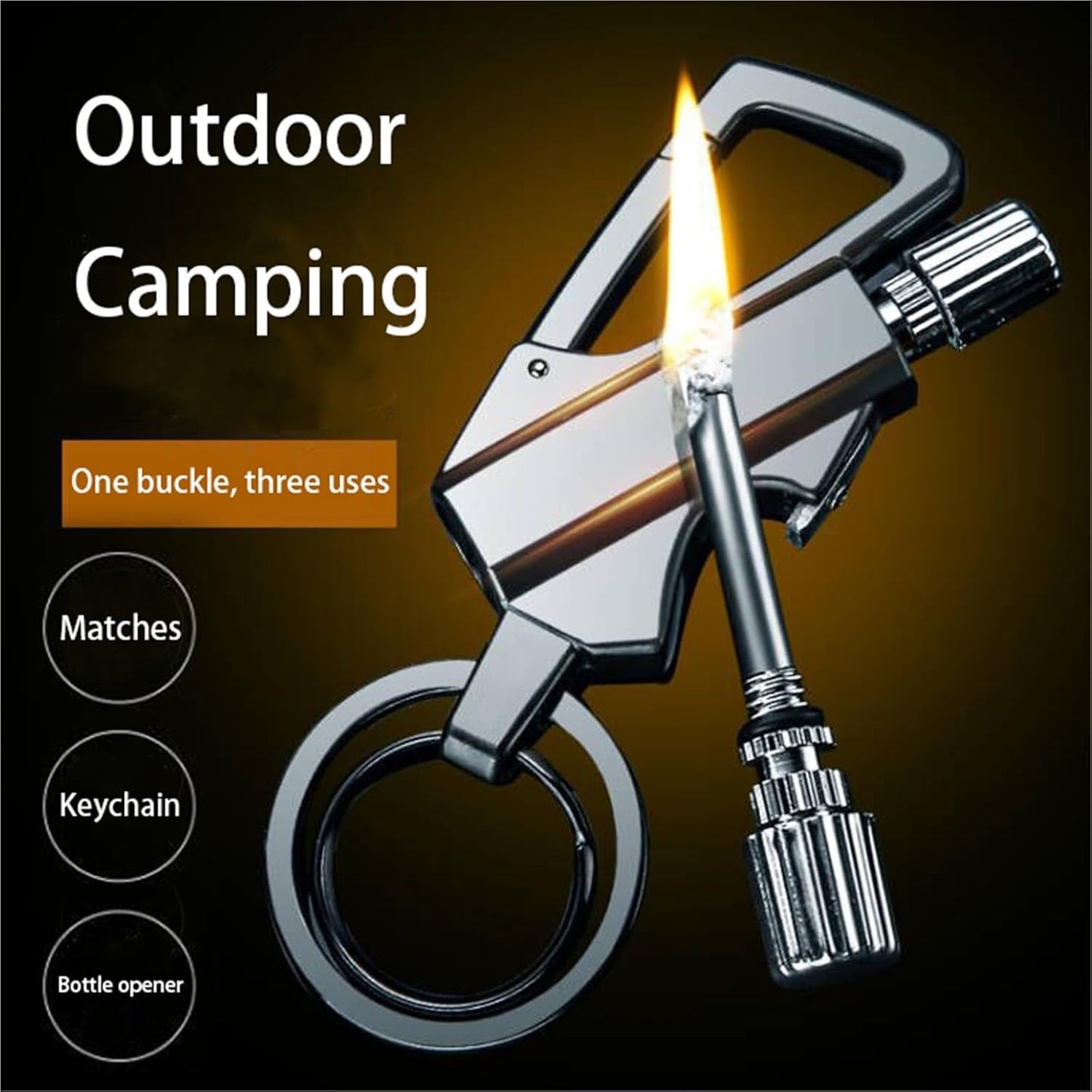 🏆Flash Sale⚡ 50K+ SOLD! Almost Gone-💥Permanent Match Infinity Lighter with Multitool