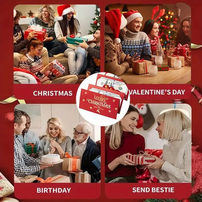 🏆Flash Sale⚡50K+ SOLD! Almost Gone-🎅💸Christmas Cash Gift Envelope– A creative way to give cash this Christmas!