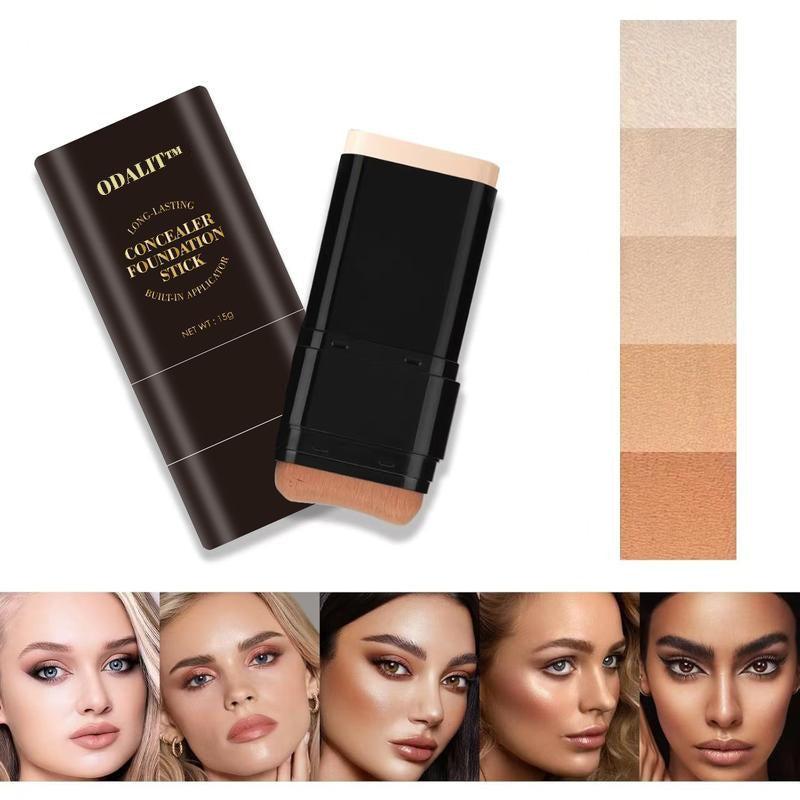 Final 3 Hours: 70%OFF🔥 Foundation Concealer Stick Dual-ended brush head for flawless skin