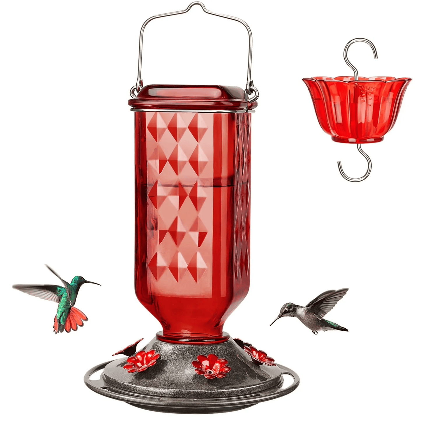 🎁TikTok Last Day Sale - 70% OFF🔥Glass Hummingbird Feeder