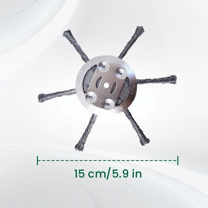 🎁TikTok Last Day Sale - 50% OFF🔥👨‍🌾6 inch Steel Wire Brush Cutter Trimmer Head