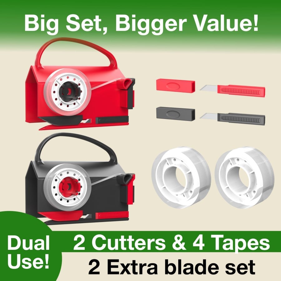 🎅Christmas Pre Sale - 59% OFF🎁Wrapping Paper Cutter & Tape Dispenser