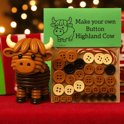 🔥LAST DAY 50% OFF -DIY Button Animal Ornaments - ✨Buy 3 Get 1 Free✨