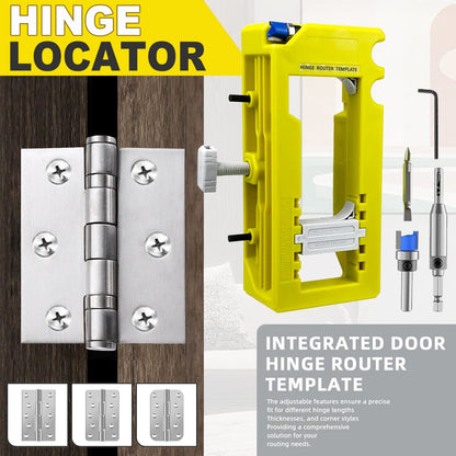 🏆Special offer 55% discount🔥Door Hinge Router Template