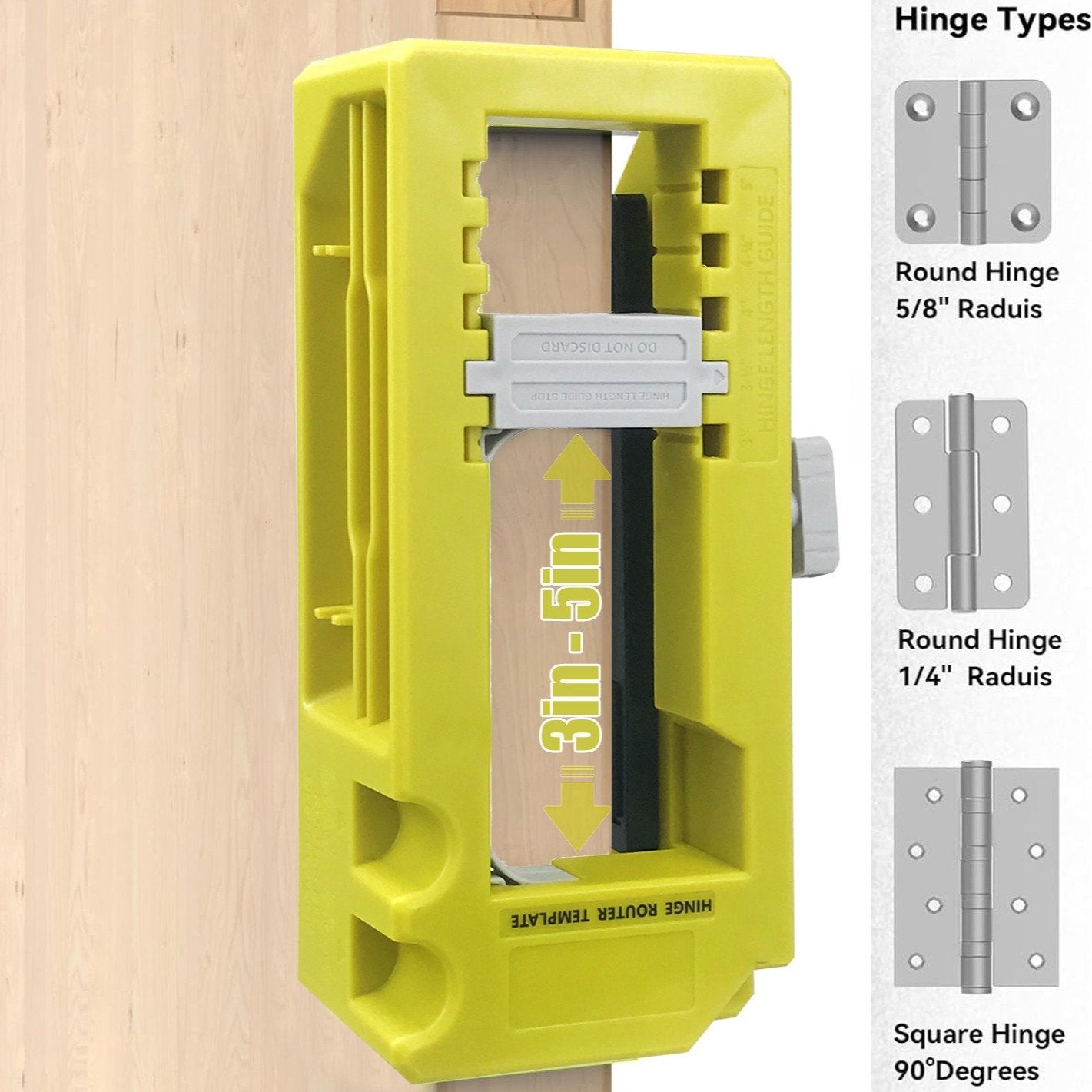 🏆Special offer 55% discount🔥Door Hinge Router Template