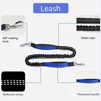 🎁TikTok Last Day Sale - 70% OFF🔥Hands Free Dog Leash with Zipper Pouch