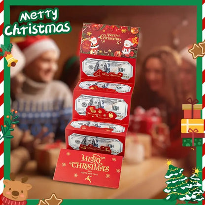 🏆Flash Sale⚡50K+ SOLD! Almost Gone-🎅💸Christmas Cash Gift Envelope– A creative way to give cash this Christmas!