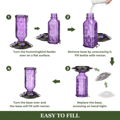 🎁TikTok Last Day Sale - 70% OFF🔥Glass Hummingbird Feeder