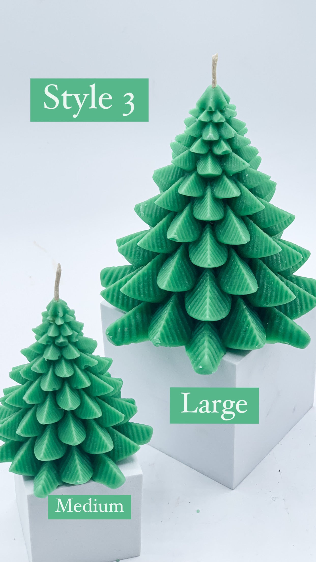 Christmas Tree Candle (Medium Size)